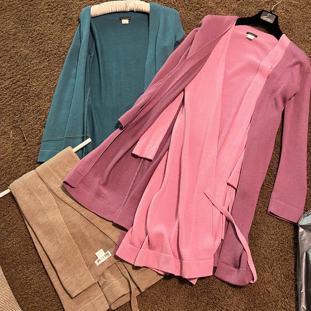 Women's Long Open Front Sweaters- Various Colors
